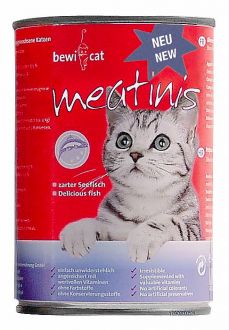 BEWI CAT meatinis pro kočky - mořské ryby 400 g